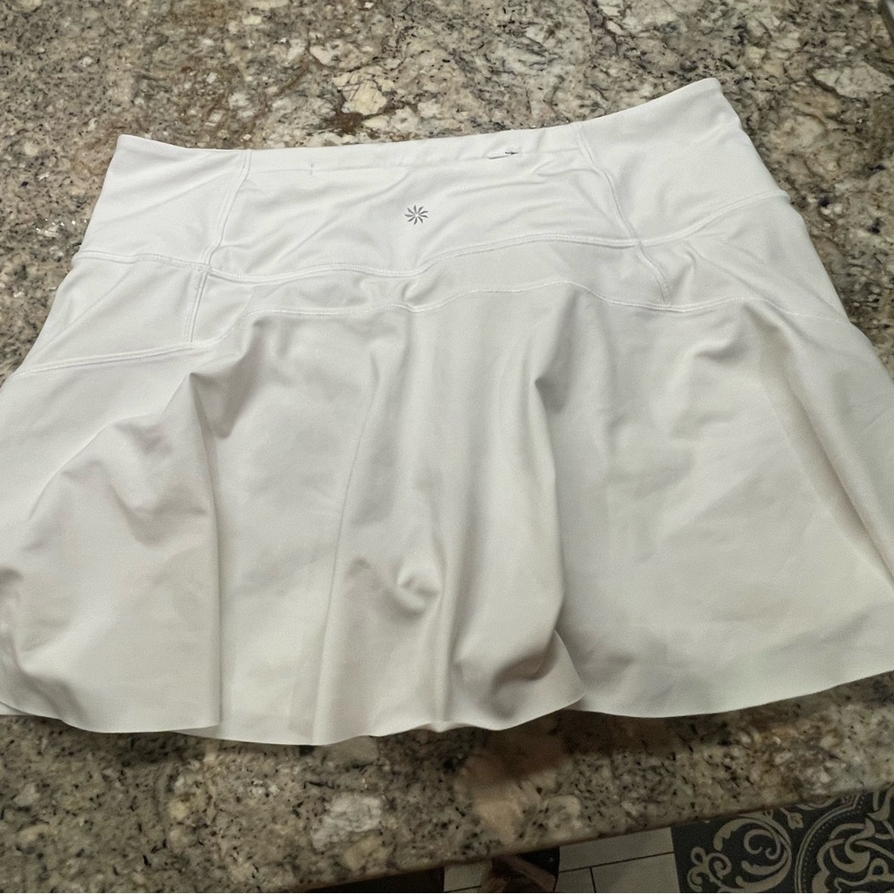 Athleta Classic White Tennis Skirt